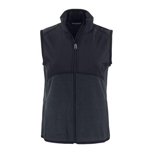 Cutter & Buck Hunts Point Recycled Fleece Womens Hybrid Full Zip Vest Thumbnail