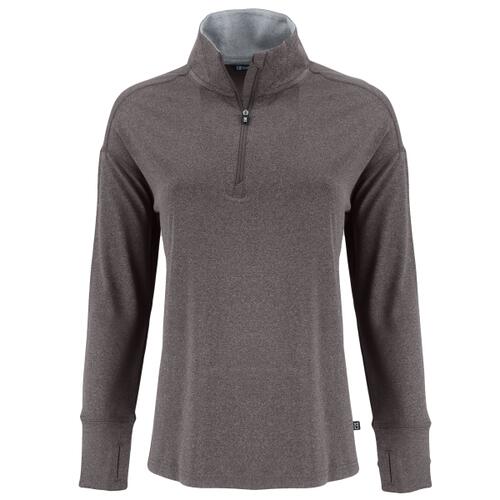 Cutter & Buck Forge Recycled Four-Way Stretch Womens Quarter Zip Pullover Thumbnail