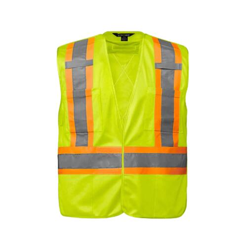 CS Vanguard - Tricot Hi-Vis 5 Point Tear-Away Vest - Dual Sized Thumbnail