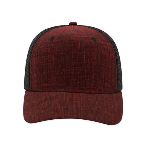 Five Panel Poly/Rayon with Mesh Back Cap Thumbnail