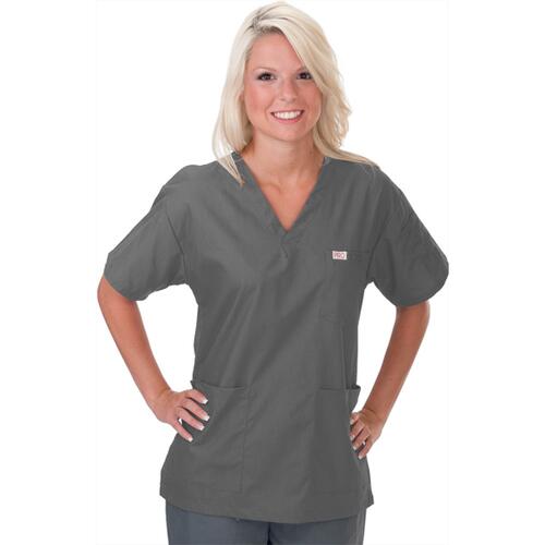 Unisex V-Neck Scrub Top Thumbnail