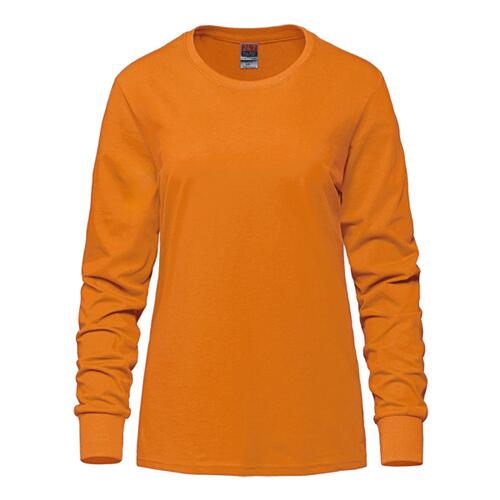 Ladies Long Sleeve Crew Neck Tee Thumbnail