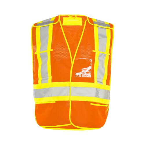 Universal 5 pt Tearaway Mesh Traffic Vest Thumbnail