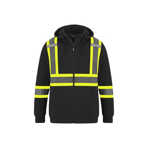 Infinity Hi-Vis Full Zip Hooded Sweatshirt w/ Detachable Hood Thumbnail